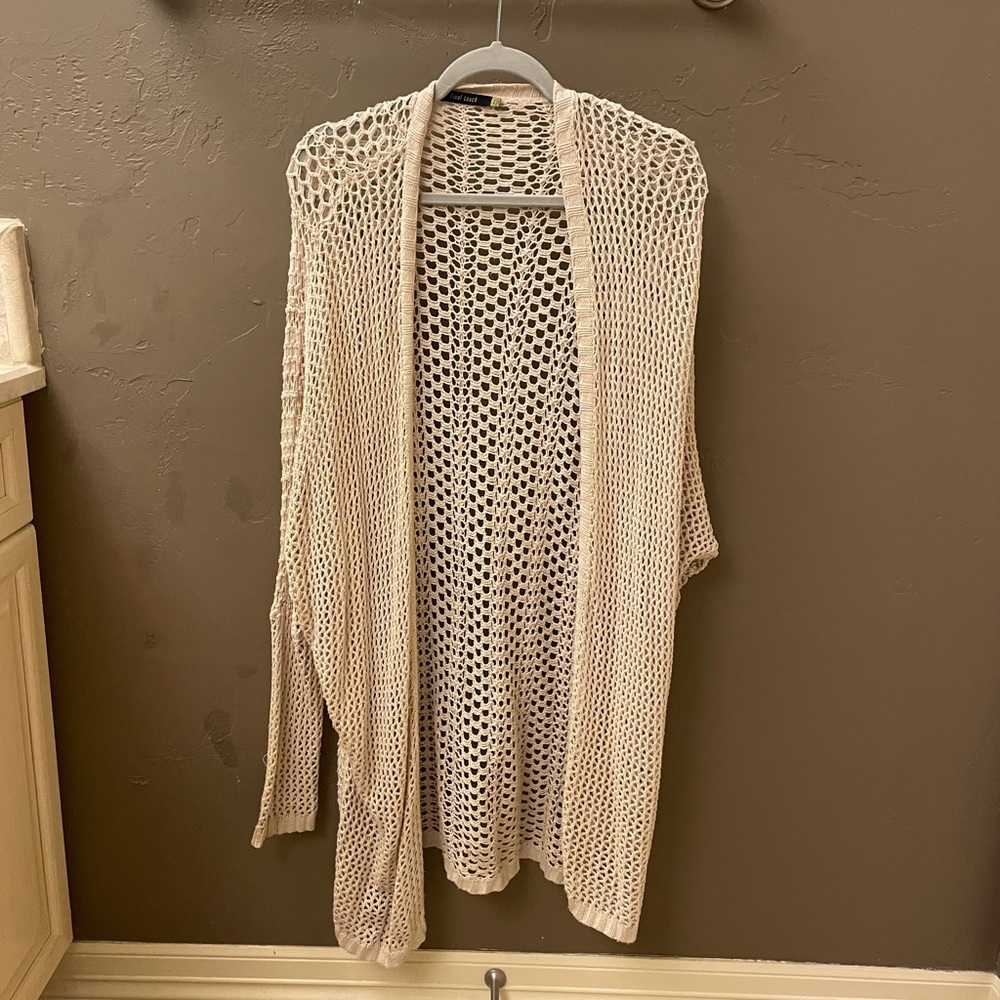 Longline Crochet Cardigan